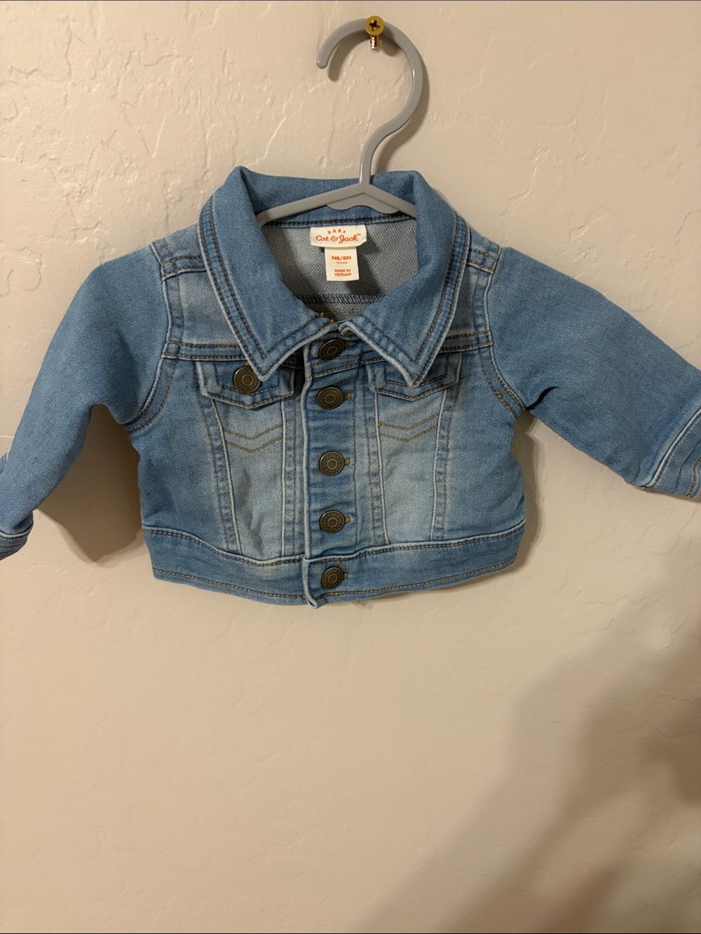 Cat & Jack Light Blue Kids Denim Jean Jacket